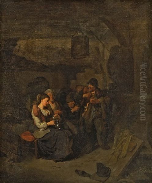 In Der Schenke by Cornelis Pietersz Bega