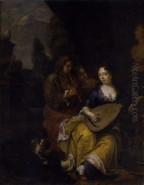 Le Concert Oil Painting by Cornelis Pietersz Bega