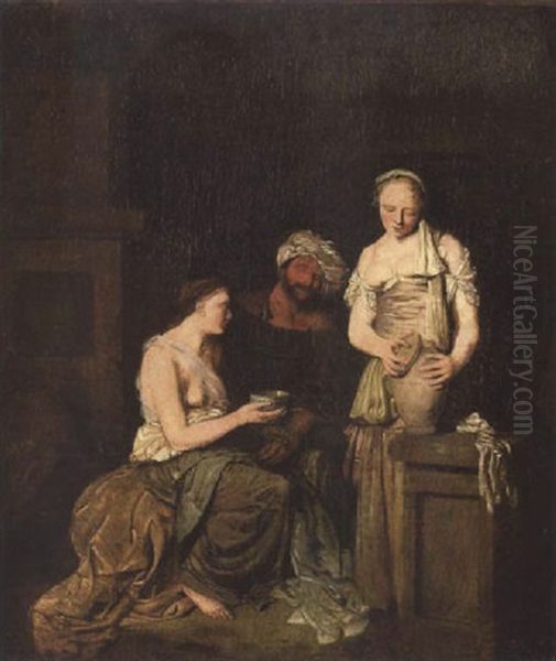 Lot And His Daughters by Cornelis Pietersz Bega