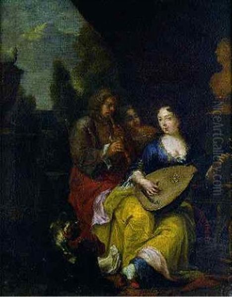 Le Concert Oil Painting by Cornelis Pietersz Bega