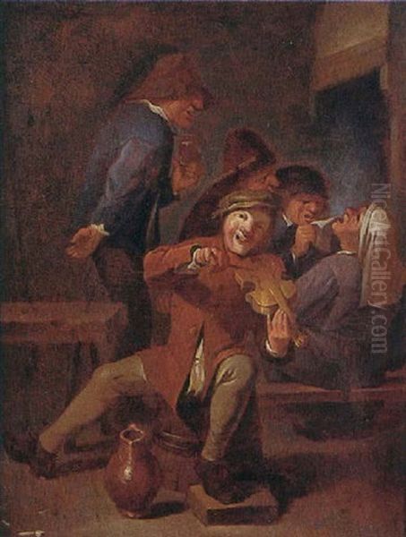 Le Petit Concert A L'auberge Oil Painting by Cornelis Pietersz Bega