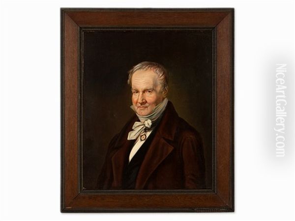 Alexander Von Humboldt Oil Painting by Karl Begas