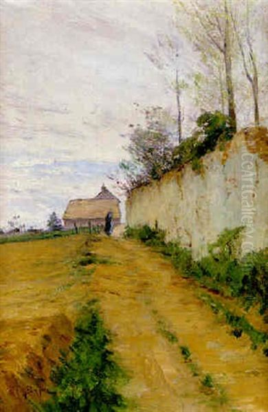 Promenad Langs Muren Oil Painting by Vilhelm Emanuel Behm