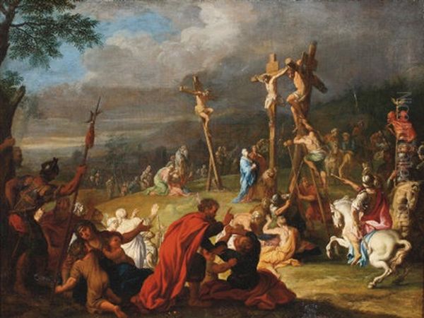 The Crucifixion Oil Painting by Joachim Franz Beich