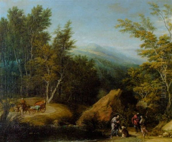 Die Taufe Des Mohrenkammerers Oil Painting by Joachim Franz Beich