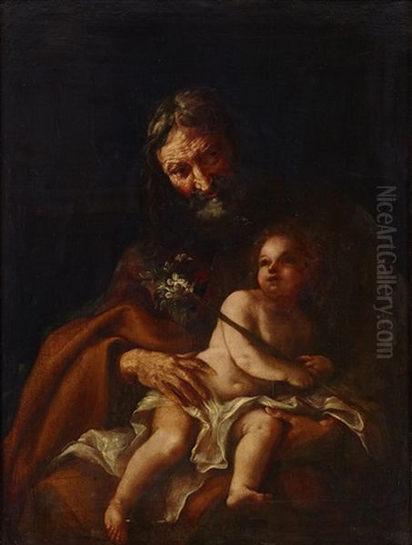 St. John The Baptist Oil Painting by Giovanni Battista Beinaschi