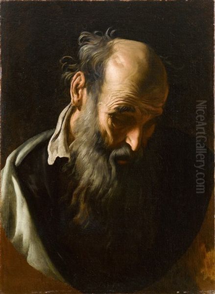 Heraklit Oil Painting by Giovanni Battista Beinaschi