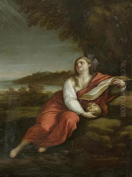 Heilige Magdalena Oil Painting by Giovanni Battista Beinaschi