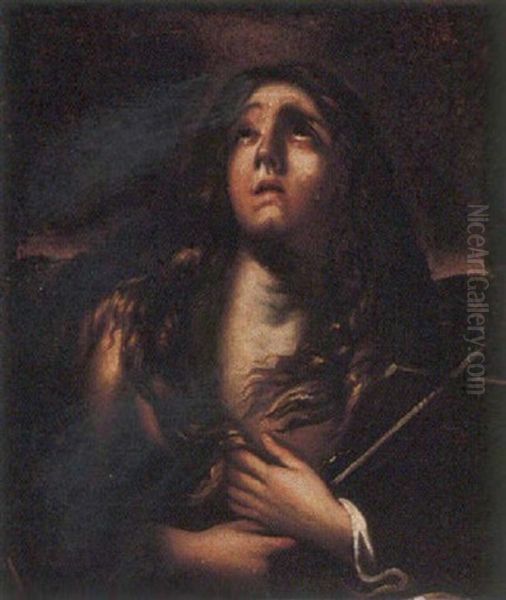 Maddalena Penitente Oil Painting by Giovanni Battista Beinaschi