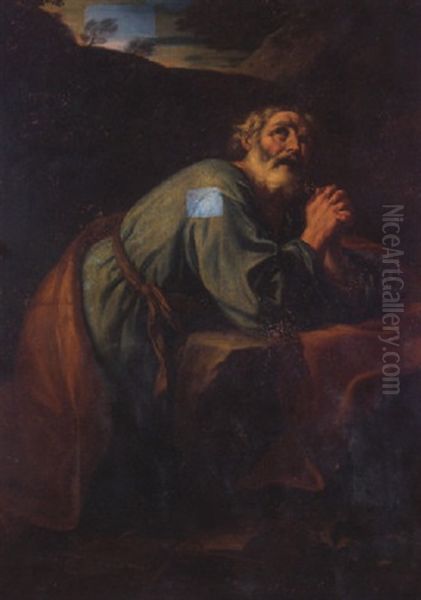 Saint Peter Repentant Oil Painting by Giovanni Battista Beinaschi