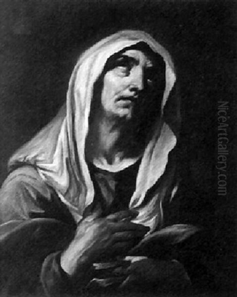 Sainte En Oraison Oil Painting by Giovanni Battista Beinaschi