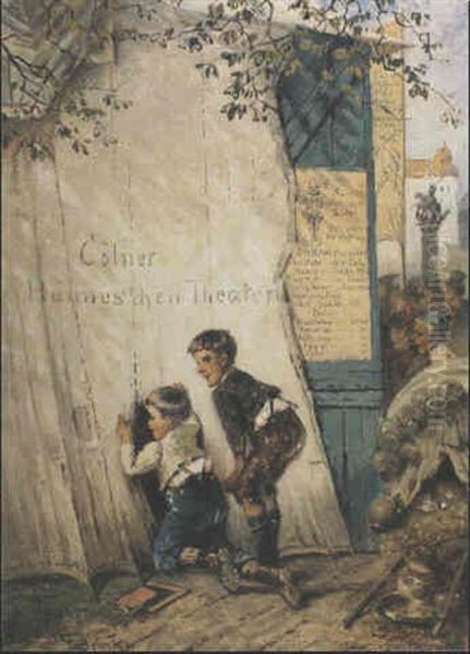 Das Colner Hannes'chen-theater Oil Painting by Fritz Beinke