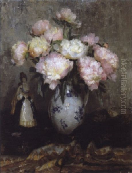 Stilleven Met Bloemen Oil Painting by Joseph De Belder