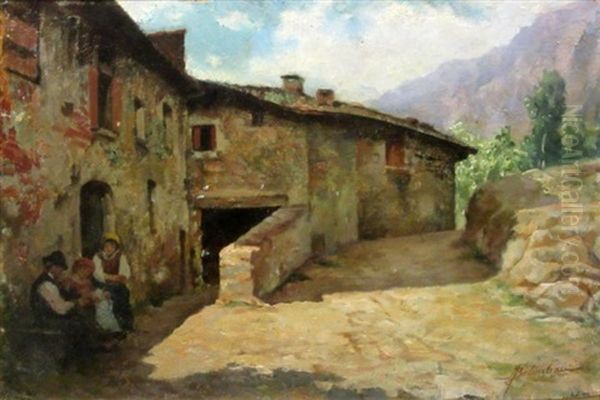 Milano, Alto Adige Oil Painting by Adolfo Belimbau