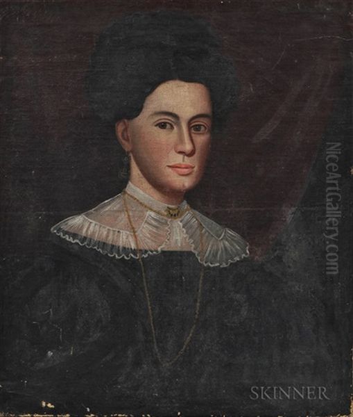 Portrait Of Mrs. Abbigal Oil Painting by Zedekiah Belknap