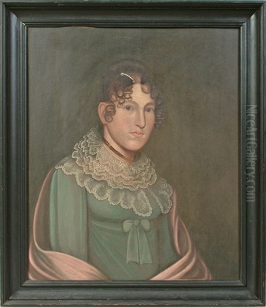 Portrait Of A Young Lady by Zedekiah Belknap