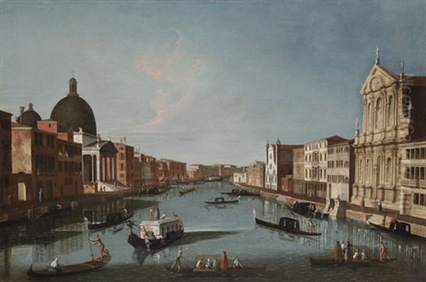 The Grand Canal, Venice Oil Painting by Gabriel Bella