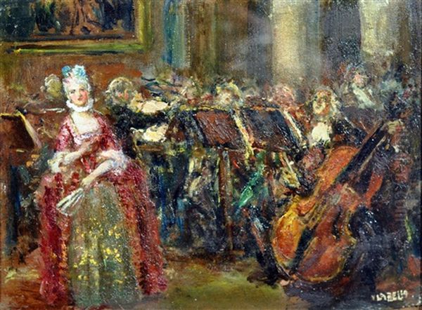 Il Concerto Oil Painting by Vincenzo La Bella