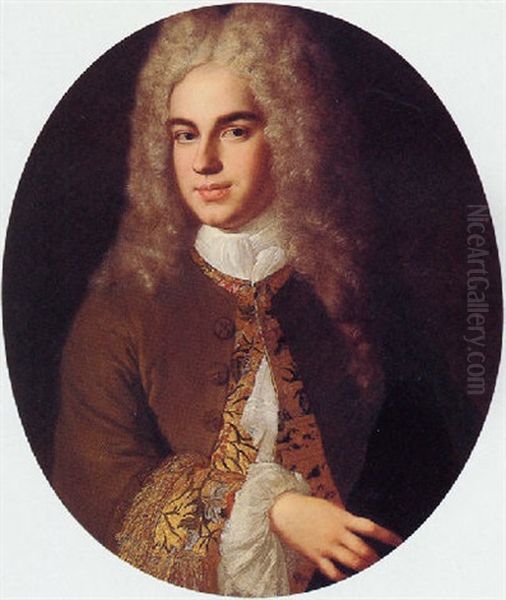 Portrait Of John Chamber Laque by Alexis-Simon Belle