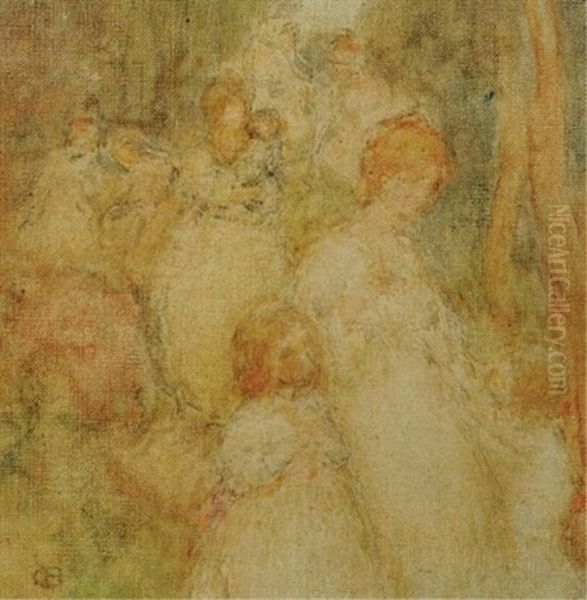 Mothers & Children by Charles Ernest de Belle