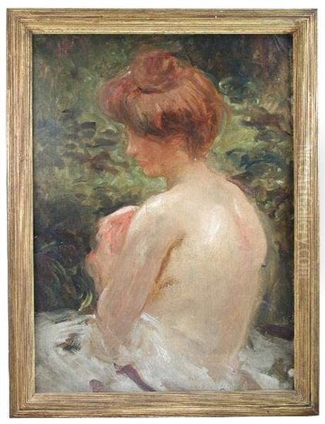 Bather Oil Painting by Albert De Belleroche