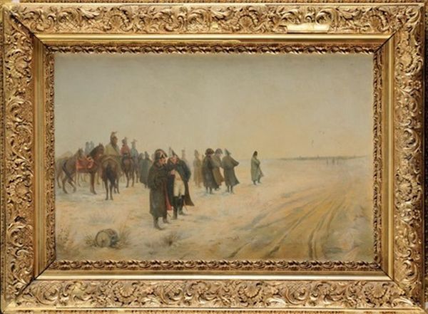 La Campagne De Russie Oil Painting by Arthur Bellin