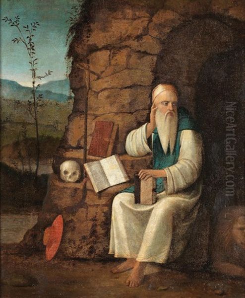 Saint Jerome Oil Painting by Giovanni Bellini