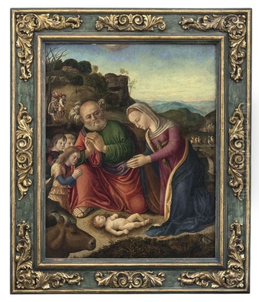 Girolamo Da Santacroce Oil Painting by Giovanni Bellini