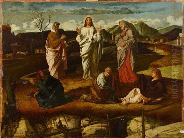 La Transfiguration Du Christ Oil Painting by Giovanni Bellini