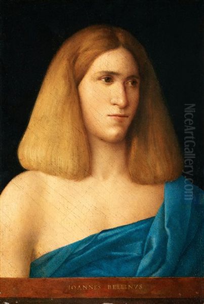 Portratt Av Yngling, Bystbild Oil Painting by Giovanni Bellini