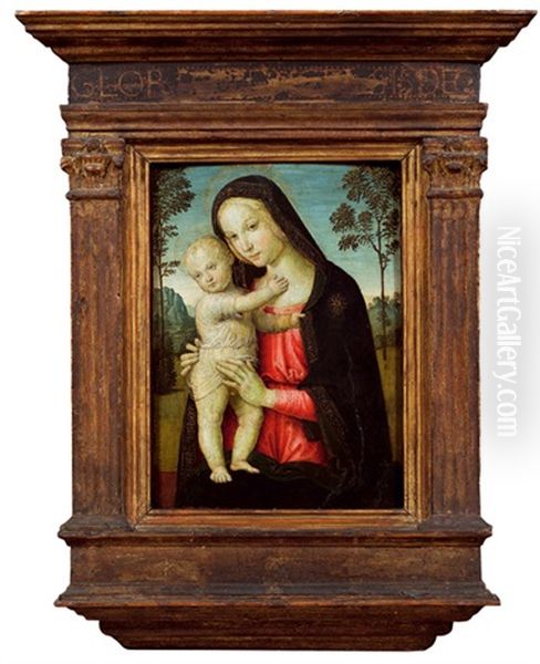 Madonna Mit Kind Oil Painting by Giovanni Bellini