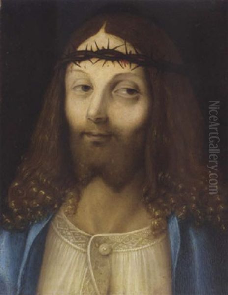 Christ Crowned With Thorns Oil Painting by Giovanni Bellini