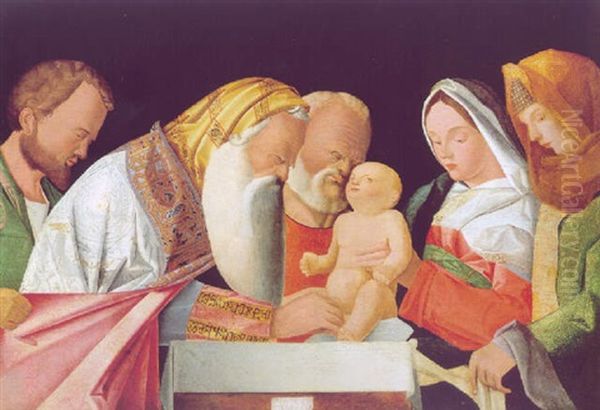 Die Beschneidung Christi Oil Painting by Giovanni Bellini