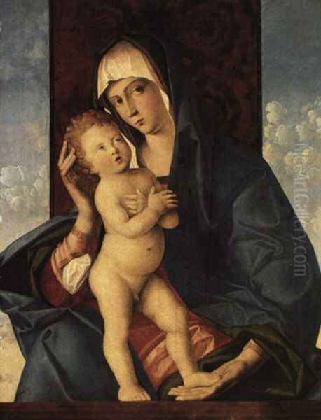 Madonna Mit Kind Oil Painting by Giovanni Bellini