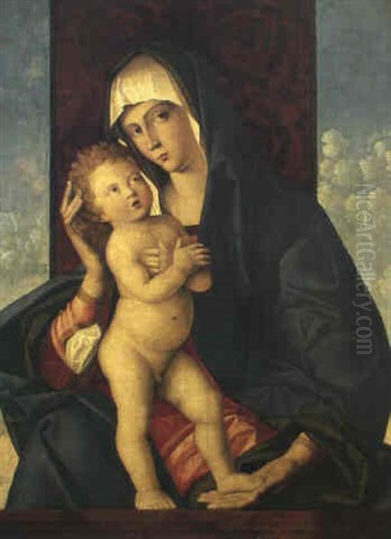 Madonna Mit Kind Oil Painting by Giovanni Bellini