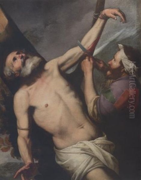 Martirio Di San Bartolomeo Oil Painting by Antonio De Bellis