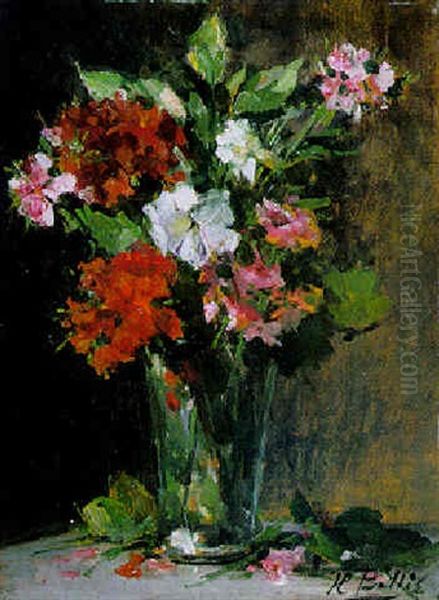 Bloemen Oil Painting by Hubert Bellis