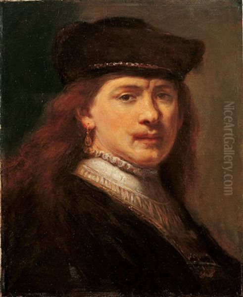 Reminiscences De Rembrandt Oil Painting by Jean-Hilaire Belloc