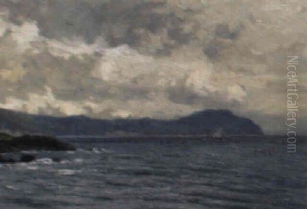 Sulla Riviera Ligure Oil Painting by Giorgio Belloni