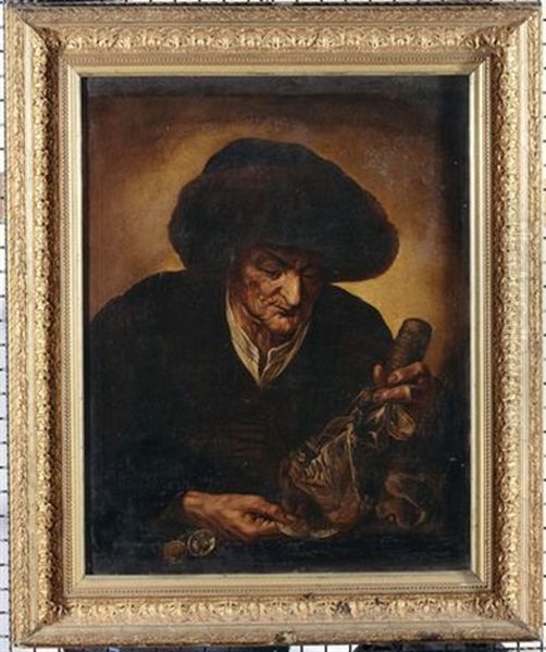 Figura Di Vecchio Oil Painting by Pietro Bellotti