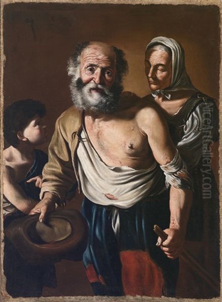 Bettlerfamilie Oil Painting by Pietro Bellotti