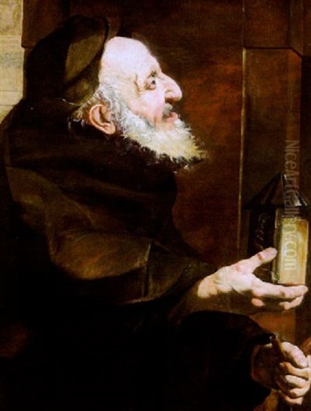 Diogenes Sucht Einen Menschen Oil Painting by Pietro Bellotti