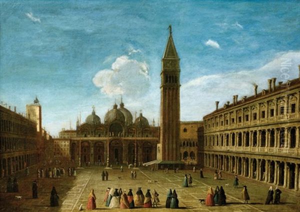 Plaza San Marcos by Bernardo Bellotto