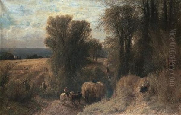 The Hay Wagon Oil Painting by Albert Fitch Bellows