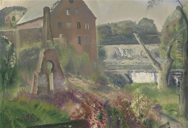 Deserted Factory Oil Painting by George Bellows