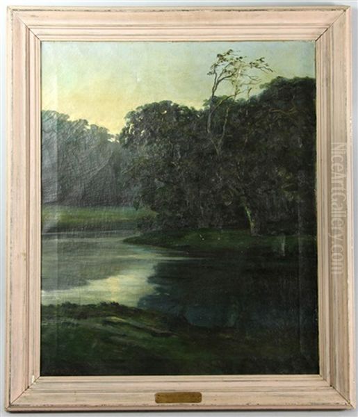 Swamp View Oil Painting by George Bellows