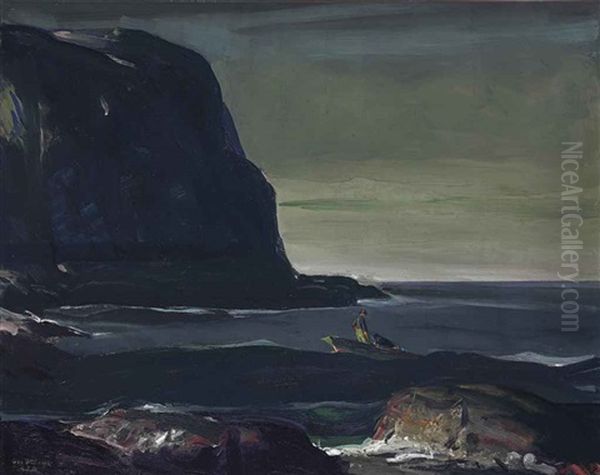 Evening Swell Oil Painting by George Bellows