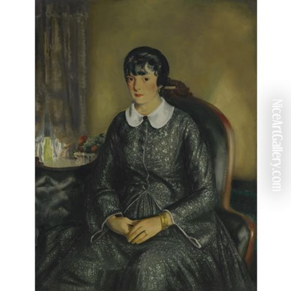 Portrait Of Mary Mckinnon Oil Painting by George Bellows