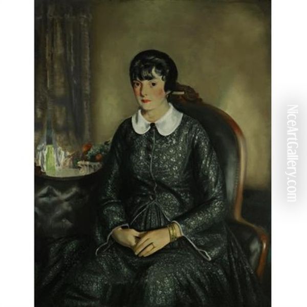 Portrait Of Mary Mckinnon Oil Painting by George Bellows