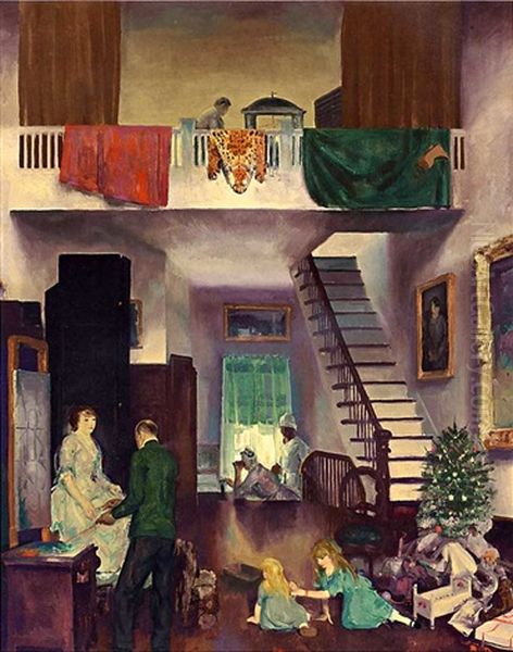 The Studio Oil Painting by George Bellows